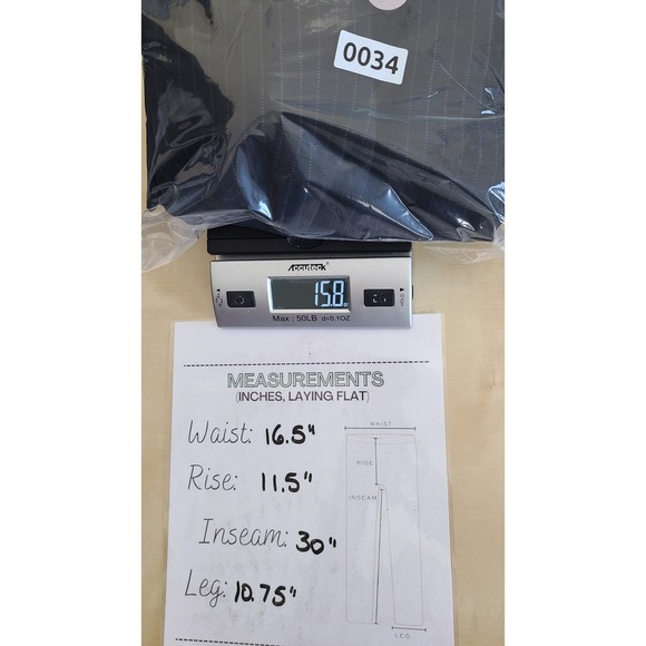 Ann Taylor LOFT Women Laura Pinstripe Dress Pants Size 12 Black Gray Work Lined - Picture 6 of 8